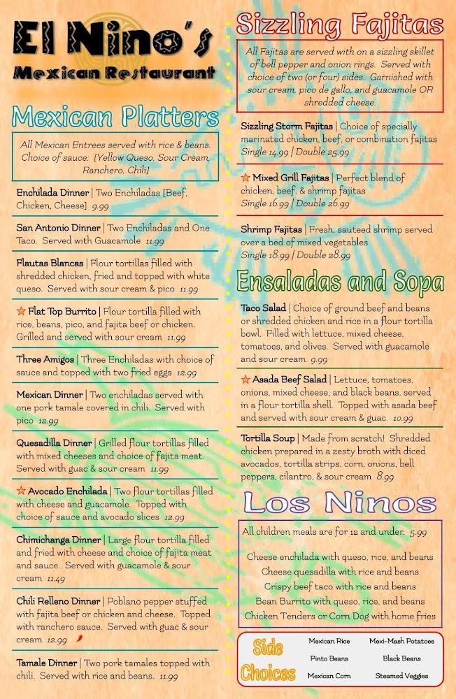 El Nino Mexican Restaurant Bud Light